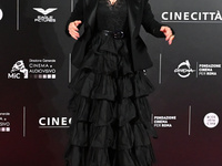 Yvonne Scio attends the red carpet for the film Megalopolis at Cinecitta Studios in Rome, Italy, on October 14, 2024. (