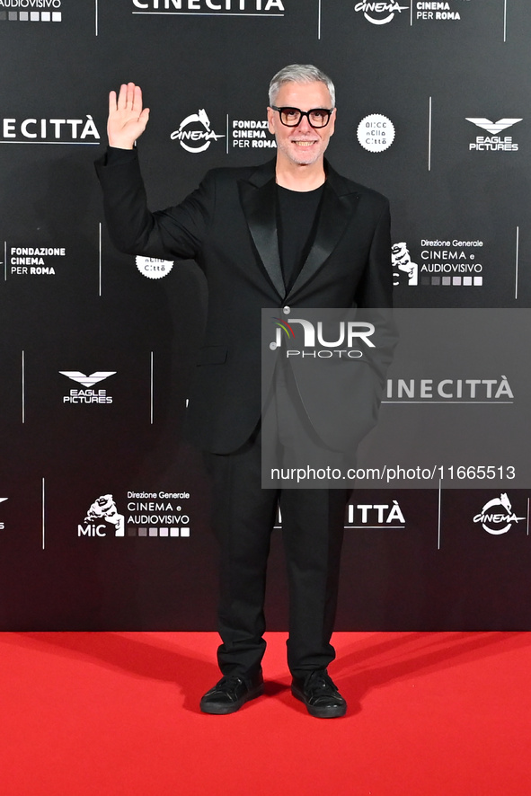 Federico Mollicone attends the red carpet for the film Megalopolis at Cinecitta Studios in Rome, Italy, on October 14, 2024. 