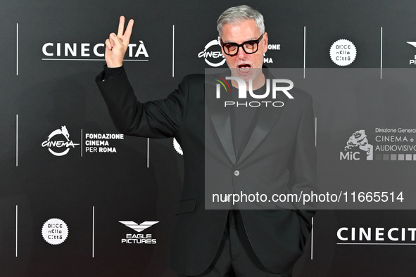 Federico Mollicone attends the red carpet for the film Megalopolis at Cinecitta Studios in Rome, Italy, on October 14, 2024. 