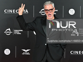 Federico Mollicone attends the red carpet for the film Megalopolis at Cinecitta Studios in Rome, Italy, on October 14, 2024. (