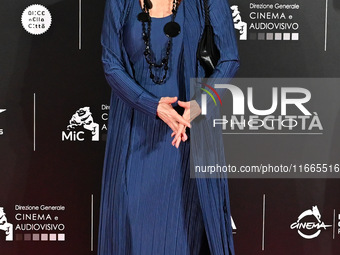 Stefania Sandrelli attends the red carpet for the film Megalopolis at Cinecitta Studios in Rome, Italy, on October 14, 2024. (