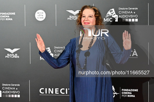 Stefania Sandrelli attends the red carpet for the film Megalopolis at Cinecitta Studios in Rome, Italy, on October 14, 2024. 