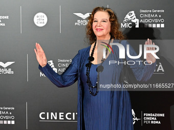 Stefania Sandrelli attends the red carpet for the film Megalopolis at Cinecitta Studios in Rome, Italy, on October 14, 2024. (