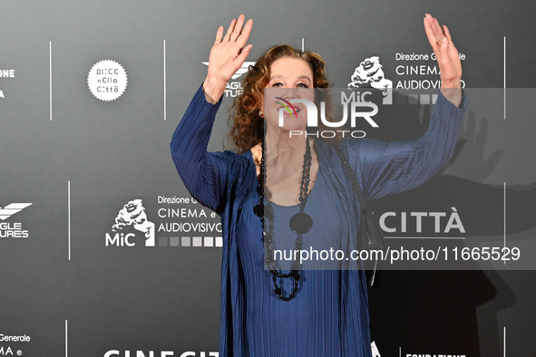 Stefania Sandrelli attends the red carpet for the film Megalopolis at Cinecitta Studios in Rome, Italy, on October 14, 2024. 