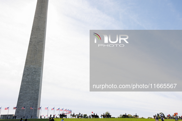 Members of the Muwekma Ohlone Tribe of the San Francisco Bay Area, along with other tribal groups and their supporters, arrive in Washington...