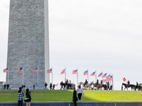 Members of the Muwekma Ohlone Tribe of the San Francisco Bay Area, along with other tribal groups and their supporters, arrive in Washington...