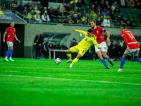 Georgiy Sudakov participates in a match of the UEFA Nations League between the Ukraine and Czechia national teams in Wroclaw, Poland, on Oct...