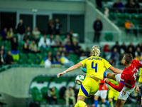 TOMAS CHORY participates in a match of the UEFA Nations League between the Ukraine and Czechia national teams in Wroclaw, Poland, on October...