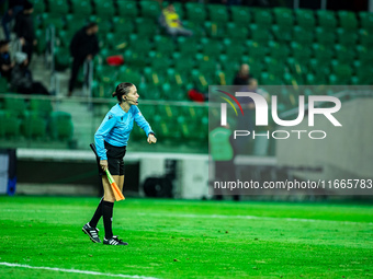 INIGO PRIETO participates in a match of the UEFA Nations League between the Ukraine and Czechia national teams in Wroclaw, Poland, on Octobe...