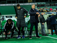 Serhiy Rebrovma participates in a match of the UEFA Nations League between the Ukraine and Czechia national teams in Wroclaw, Poland, on Oct...