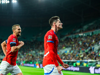 Martin Vitik participates in a match of the UEFA Nations League between the Ukraine and Czechia national teams in Wroclaw, Poland, on Octobe...