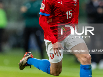 Pavel Sulc is playing during the  UEFA Nations League 2024 League B Group B1 match between Ukraine and Czechia , at the Tarczynski Arena Wro...