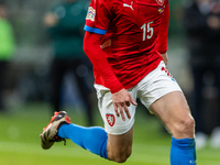 Pavel Sulc is playing during the  UEFA Nations League 2024 League B Group B1 match between Ukraine and Czechia , at the Tarczynski Arena Wro...