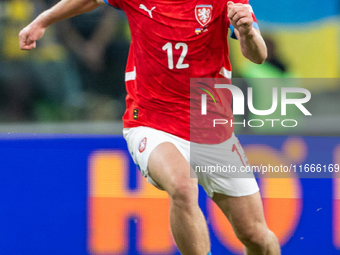 Lukas Cerv is playing during the  UEFA Nations League 2024 League B Group B1 match between Ukraine and Czechia , at the Tarczynski Arena Wro...