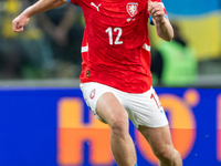 Lukas Cerv is playing during the  UEFA Nations League 2024 League B Group B1 match between Ukraine and Czechia , at the Tarczynski Arena Wro...