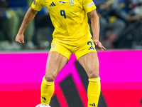 Roman Yaremchuk is playing during the  UEFA Nations League 2024 League B Group B1 match between Ukraine and Czechia , at the Tarczynski Aren...