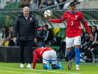 Ivan Hasek, Jan Kliment are playing during the  UEFA Nations League 2024 League B Group B1 match between Ukraine and Czechia , at the Tarczy...