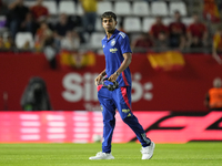 Lamine Yamal right winger of Spain and FC Barcelona prior  the UEFA Nations League 2024/25 League A Group A4 match between Spain and Denmark...