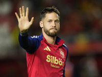 Alex Remiro goalkeeper of Spain and Real Sociedad during the warm-up before the UEFA Nations League 2024/25 League A Group A4 match between...