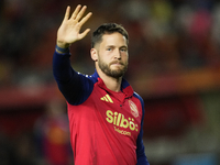 Alex Remiro goalkeeper of Spain and Real Sociedad during the warm-up before the UEFA Nations League 2024/25 League A Group A4 match between...