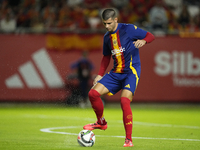 Alvaro Morata centre-forward of Spain and AC Milan during the warm-up before the UEFA Nations League 2024/25 League A Group A4 match between...