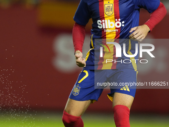 Alvaro Morata centre-forward of Spain and AC Milan during the warm-up before the UEFA Nations League 2024/25 League A Group A4 match between...