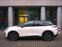 A Chinese EV, a BAIC Beijing X55 SUV is seen in Warsaw, Poland on 14 October, 2024. Recently the EU voted on imposing tariffs on Chinese mad...