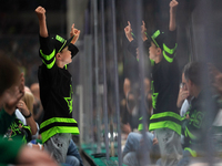 A Dallas Stars child fan attends the NHL match between the Dallas Stars and the Seattle Kraken at the American Airlines Center in Dallas, Te...