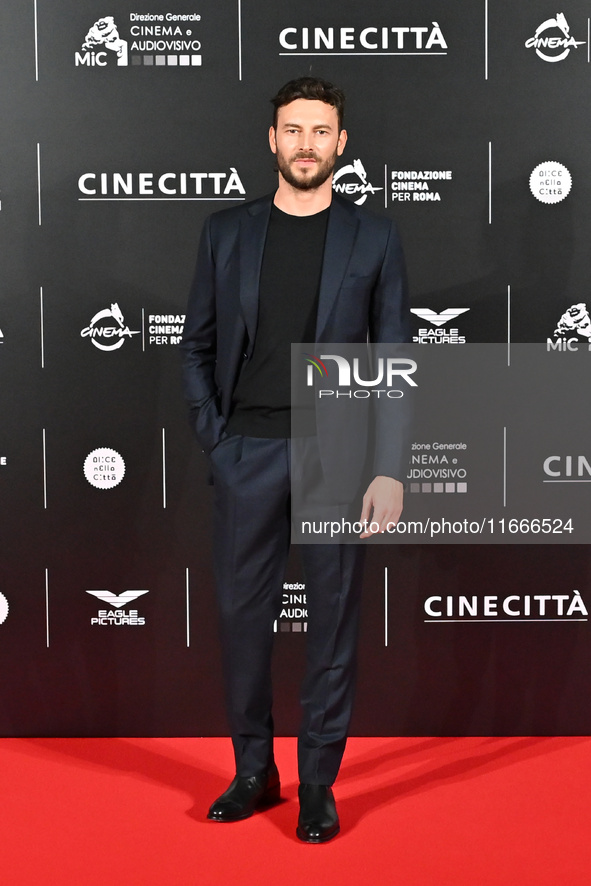 Ernesto D'Argenio attends the red carpet for the film Megalopolis at Cinecitta Studios in Rome, Italy, on October 14, 2024. 