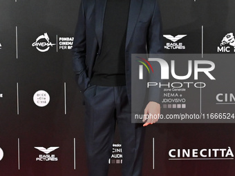 Ernesto D'Argenio attends the red carpet for the film Megalopolis at Cinecitta Studios in Rome, Italy, on October 14, 2024. (