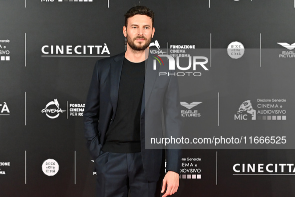 Ernesto D'Argenio attends the red carpet for the film Megalopolis at Cinecitta Studios in Rome, Italy, on October 14, 2024. 