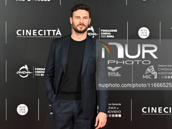 Ernesto D'Argenio attends the red carpet for the film Megalopolis at Cinecitta Studios in Rome, Italy, on October 14, 2024. (