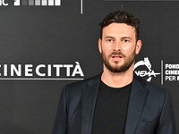 Ernesto D'Argenio attends the red carpet for the film Megalopolis at Cinecitta Studios in Rome, Italy, on October 14, 2024. (