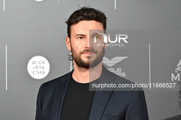 Ernesto D'Argenio attends the red carpet for the film Megalopolis at Cinecitta Studios in Rome, Italy, on October 14, 2024. 