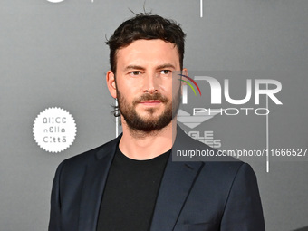 Ernesto D'Argenio attends the red carpet for the film Megalopolis at Cinecitta Studios in Rome, Italy, on October 14, 2024. (