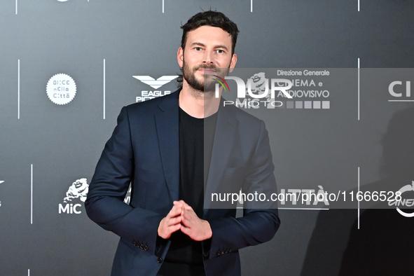 Ernesto D'Argenio attends the red carpet for the film Megalopolis at Cinecitta Studios in Rome, Italy, on October 14, 2024. 