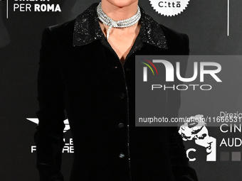 Sveva Alviti attends the red carpet for the film Megalopolis at Cinecitta Studios in Rome, Italy, on October 14, 2024. (