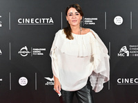 Mia Benedetta attends the red carpet for the film Megalopolis at Cinecitta Studios in Rome, Italy, on October 14, 2024. (