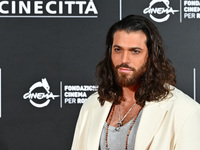 Can Yaman attends the red carpet for the film Megalopolis at Cinecitta Studios in Rome, Italy, on October 14, 2024. (