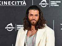 Can Yaman attends the red carpet for the film Megalopolis at Cinecitta Studios in Rome, Italy, on October 14, 2024. (