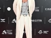 Can Yaman attends the red carpet for the film Megalopolis at Cinecitta Studios in Rome, Italy, on October 14, 2024. (