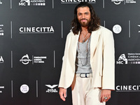 Can Yaman attends the red carpet for the film Megalopolis at Cinecitta Studios in Rome, Italy, on October 14, 2024. (