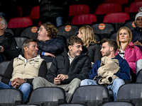 Youri Baas and Dirk Proper participate in the match between Netherlands U21 and Sweden U21 at the Goffertstadion for the Qualification EK 20...