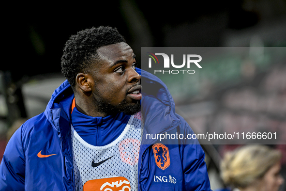 Netherlands player Noah Ohio participates in the match between Netherlands U21 and Sweden U21 at the Goffertstadion for the Qualification EK...