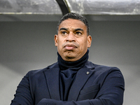 Netherlands trainer coach Michael Reiziger is present during the match between Netherlands U21 and Sweden U21 at the Goffertstadion for the...