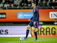 Sweden player Noah Eile participates in the match between Netherlands U21 and Sweden U21 at the Goffertstadion for the Qualification EK 2025...