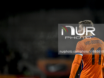 Netherlands player Ruben van Bommel plays during the match between Netherlands U21 and Sweden U21 at the Goffertstadion for the Qualificatio...