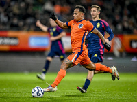 Netherlands player Million Manhoef participates in the match between Netherlands U21 and Sweden U21 at the Goffertstadion for the Qualificat...