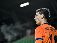 Netherlands player Ruben van Bommel plays during the match between Netherlands U21 and Sweden U21 at the Goffertstadion for the Qualificatio...