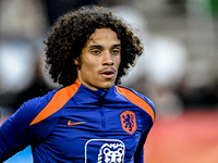 Netherlands player Gjivaj Zechiel participates in the match between Netherlands U21 and Sweden U21 at the Goffertstadion for the Qualificati...